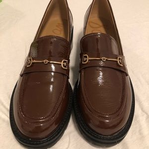 Sam Edelman Tully Cocoa Brown platform loafer